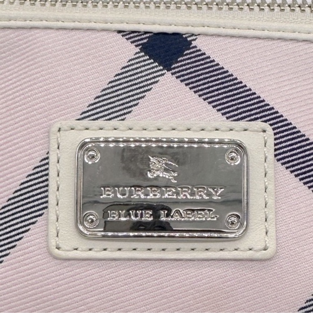 Burberry Blue Label Pink and White Women's Bag